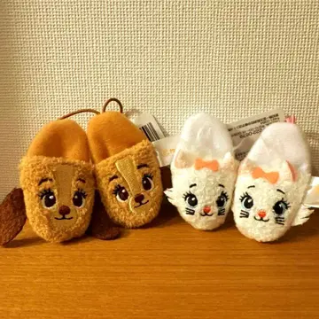 디즈니&픽사 캐릭터 푹신푹신 슬리퍼 마스코트 레이디&마리