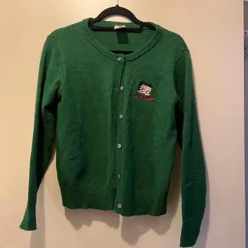 베티 붑 그린 가디건 프리 사이즈