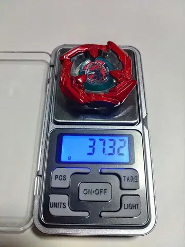 베이블레이드 X 코발트 드레이크 9-60R 메탈 코트: 레드 블레이드