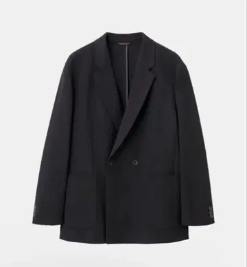 프레셔스 니트 멜톤 더블 브레스트 자켓