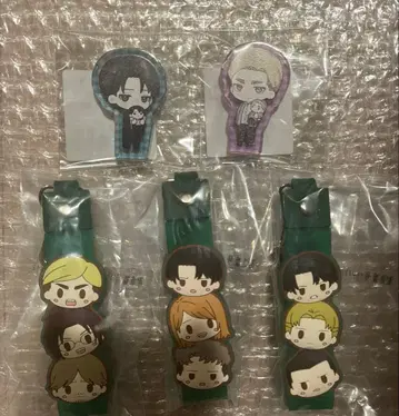 진격의 거인 다꼬 시리즈 미니 아크릴 블록 리바이 엘빈