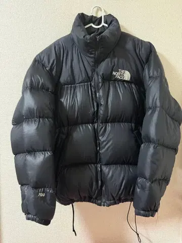 THE NORTH FACE 다운 자켓 눕시 L 블랙 지퍼 파손