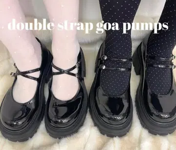 에피누 epine 더블 스트랩 goa 펌프스 23cm