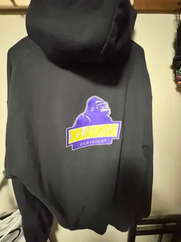 XLARGE 블랙 후드티