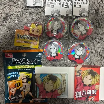 연마 포트레이트 샤이니 캔뱃지 앞머리 클립 아크릴 블록 세트