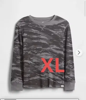 GAP 와플 니트 카모플라쥬 서멀