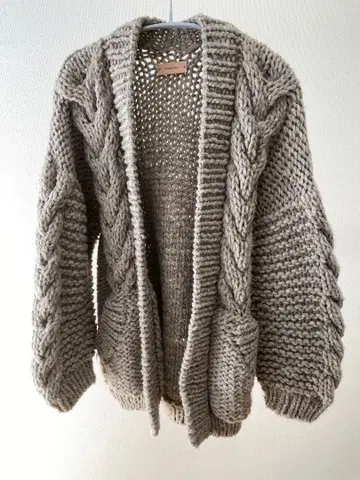 TODAYFUL 케이블 니트 가디건 36