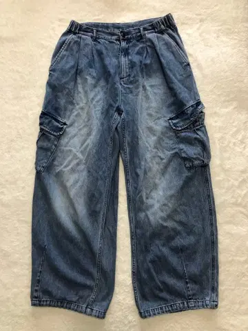 bugle boy 와이드 카고 데님 뷰글보이