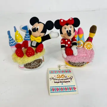 희귀 레어 디즈니랜드 20주년 봉제 인형 오르골