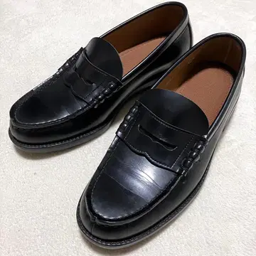 하루타 HARUTA 가죽 코인 로퍼 페니 로퍼 25.5cm