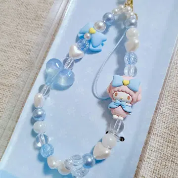 [ 익명 배송 ] 마이 스위트 피아노 마스코트 부착 폰 스트랩 블루