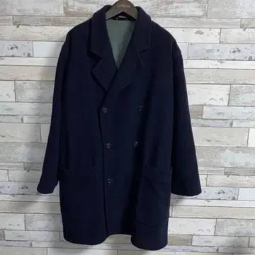 80~90년대 MISSONI UOMO 더블 오버코트 size 50