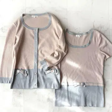 TO BE CHIC 투 비 시크 앙상블 니트 가디건