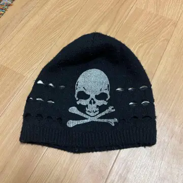 해골 스컬 비니 니트 모자 y2k 그런지 opium 시크 스타일