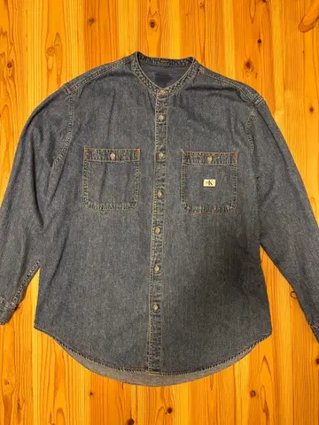 90s 캘빈클라인 데님 긴팔 셔츠