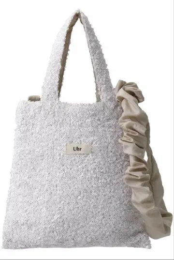 Uhr 나일론 타프타 숄더 미니 스팽글 백