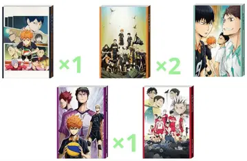 Happy 복권 하이큐 G상 엽서북 카라스노 토리자와 낱개 판매 가능