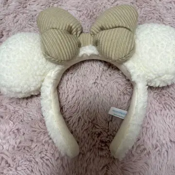 디즈니 머리띠 화이트 크리스마스