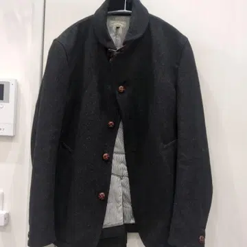 나노 유니버스 충전솜 남성용 자켓 마린 코트