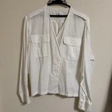 6 ROKU V넥 노카라 셔츠