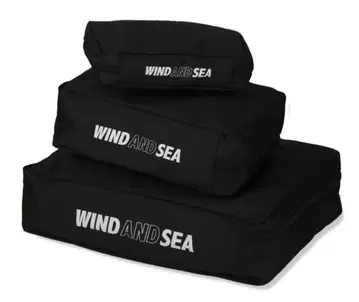 WIND AND SEA 3P travel pouch BLACK 파우치