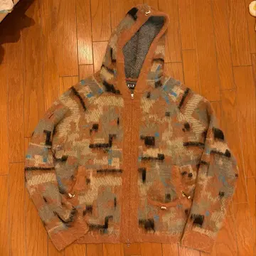 FAF MOHAIR HOODIE CAMO 후드티