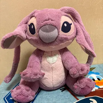 디즈니 플러피 플러시 엔젤 스티치 봉제 인형