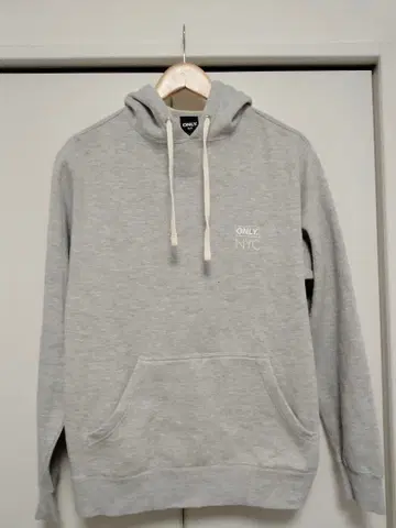 ONLY NY 뉴욕 그레이 후드티