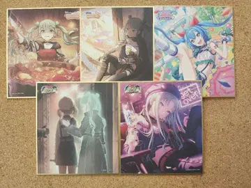 [ 익명 배송 ] 프로세카 색지 하츠네 미쿠 5장 세트