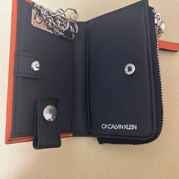 CK CALVIN KLEIN 오렌지 블랙 키케이스