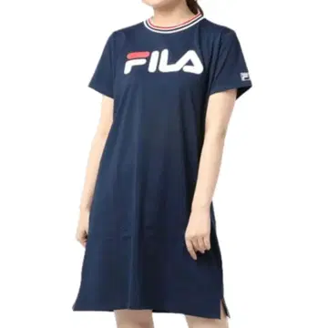 [ FILA ] 미사용 새상품 #네이비 #반팔 원피스