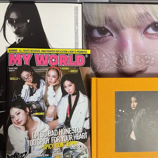 에스파 앨범 일괄 매우 싸게 판매