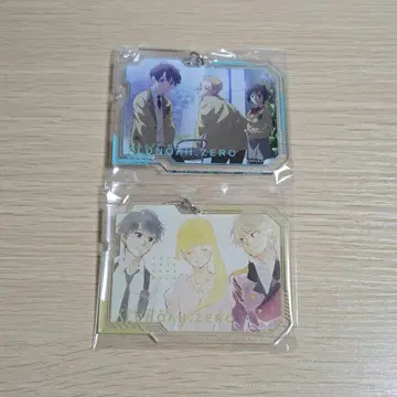 최애챨 알도노아 제로 복권 아크릴 키링 집합 2종