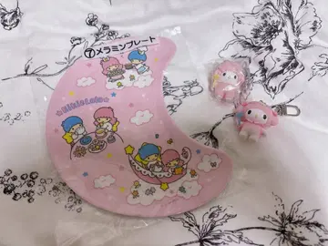 치비토모 천사 키키라라 제일복권 멜라민 플레이트 세트