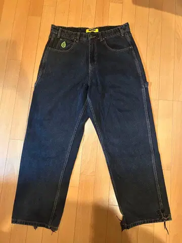 buttergoods 블랙 배기 데님