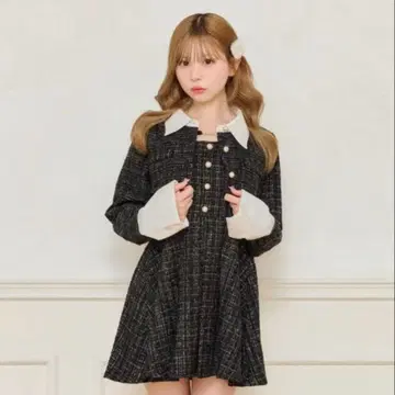 apres jour 트위드 미니 원피스