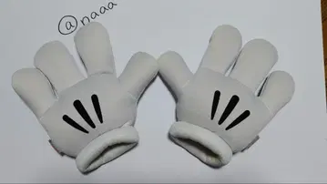 미키마우스 손 모양 캡