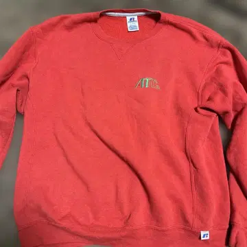 러셀 애슬레틱 빨간색 맨투맨