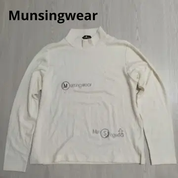 Munsingwear 골프웨어 터틀넥 화이트