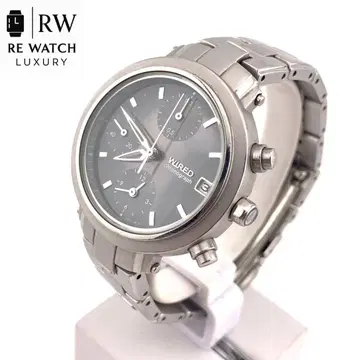 7-1046 Wired 7T92-0BW0 크로노그래프 손목시계 실버