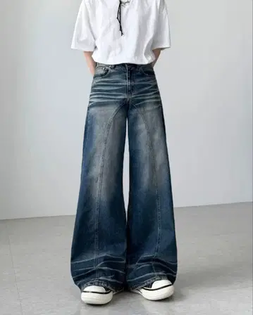 YOURNUS 와이드 데님