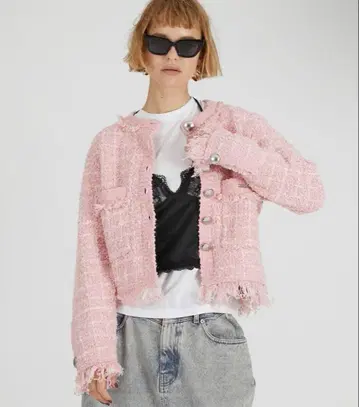 트위드 니트 가디건 / Tweed Knit Cardigan