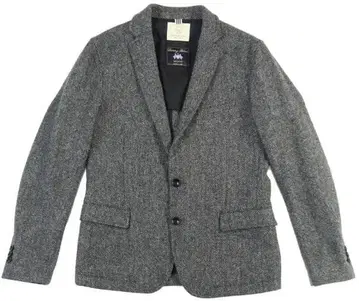 United Arrows x Moon 울 자켓 트위드 자켓