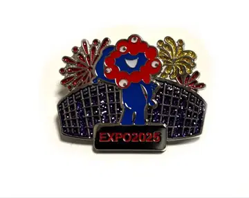 EXPO2025 미야쿠미야쿠 대지붕 반지 핀 배지