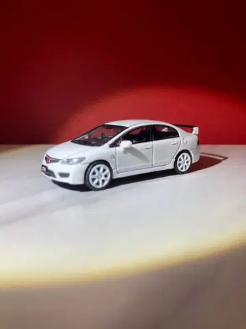시빅 타입R 1/64 스케일 미니카 화이트