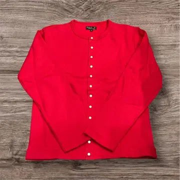 에네스베 코튼 플리스 스냅 가디건 프레션