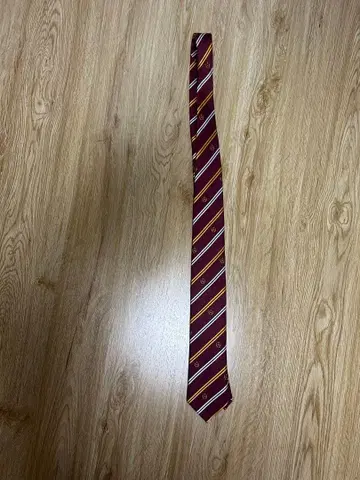 Rose Anne 1985 버건디 스트라이프 넥타이