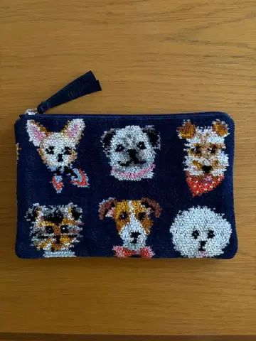 feiler 페이러 러브러리 도기 플랫 파우치