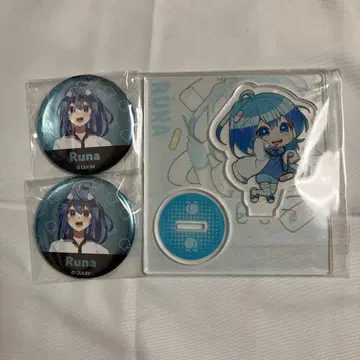 컬러풀피치 루나 아크릴 스탠드 캔뱃지