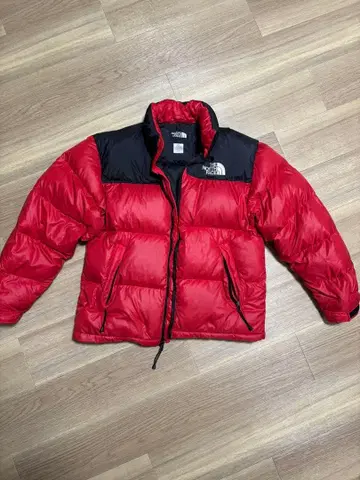 THE NORTH FACE 다운 자켓 레드/블랙